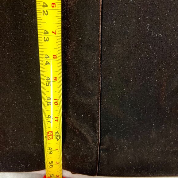 Vtg Misty Lane Brown Velvet Maxi Dress Goth Buttons Long Sleeves Sz 12 Darts USA - Picture 14 of 15